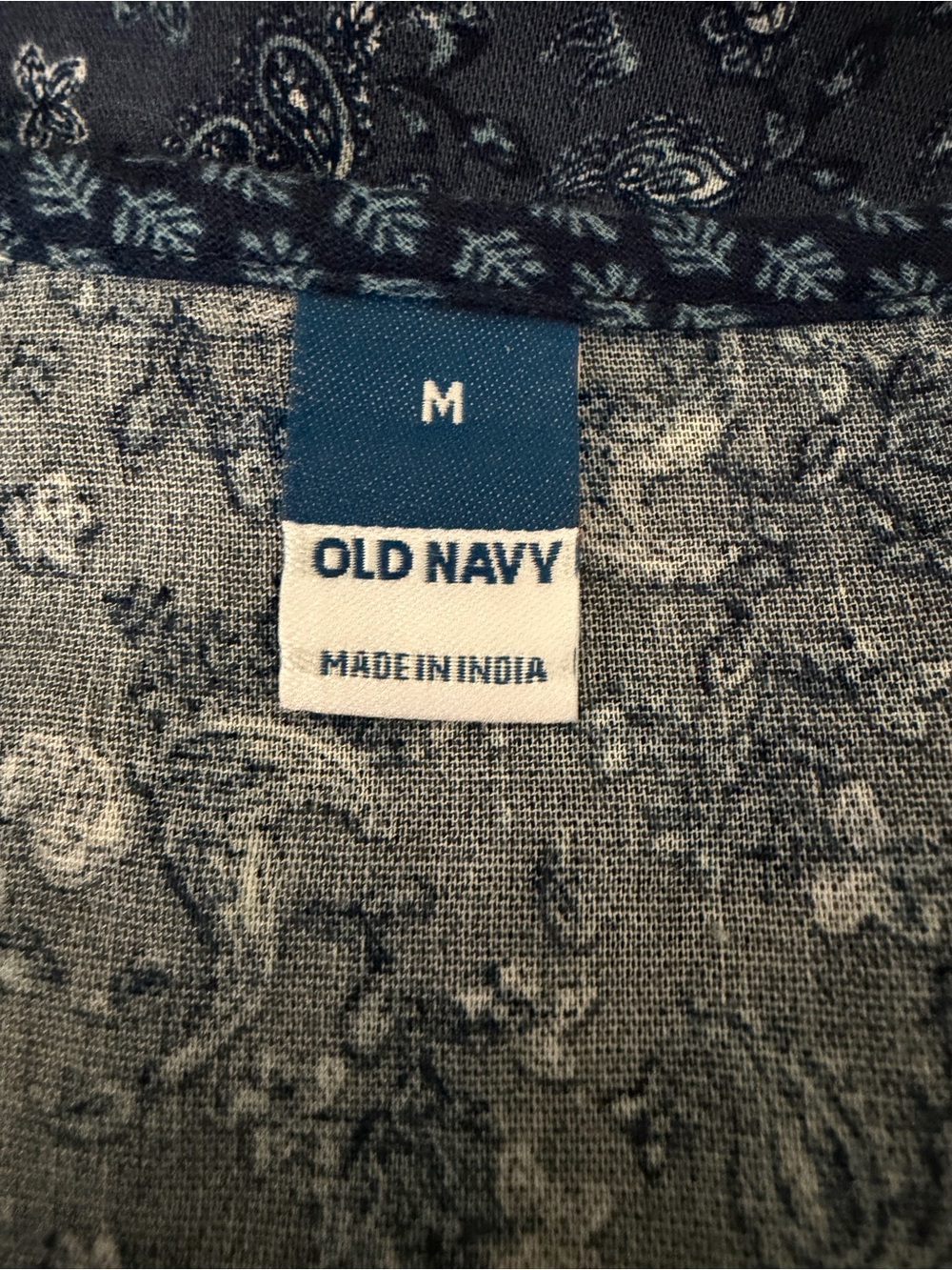 Old Navy Women's Blue Floral Sleeveless Dress Size Medium, Smocked, Midi Dress - Picture 6 of 7